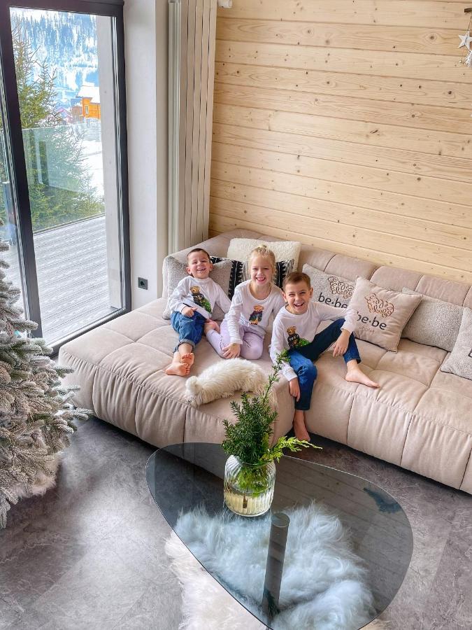 Be Be Chalet - Premium Jacuzi & Private Pool Bukovel Extérieur photo