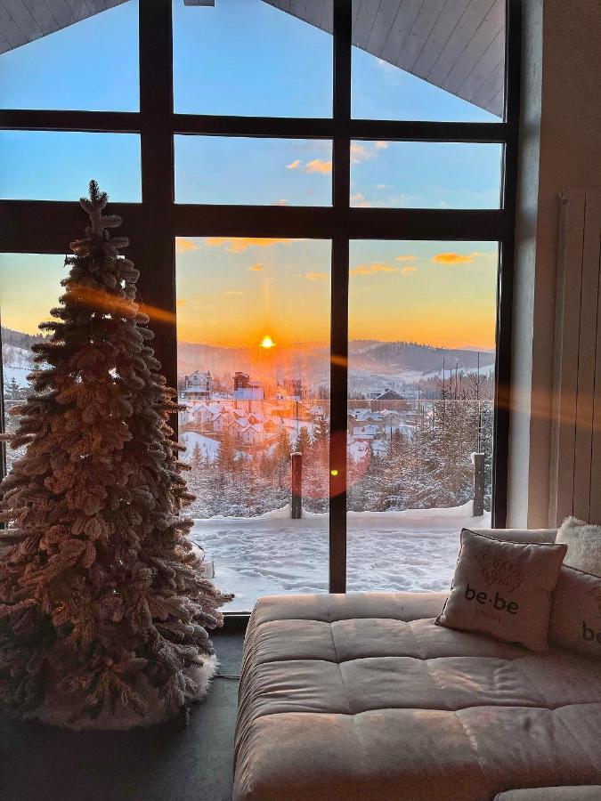 Be Be Chalet - Premium Jacuzi & Private Pool Bukovel Extérieur photo