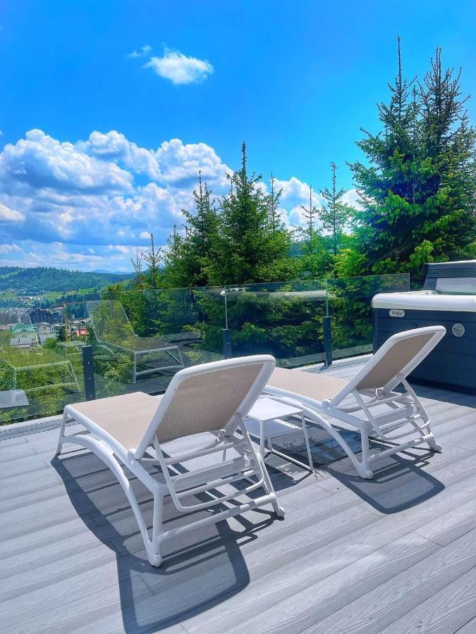 Be Be Chalet - Premium Jacuzi & Private Pool Bukovel Extérieur photo
