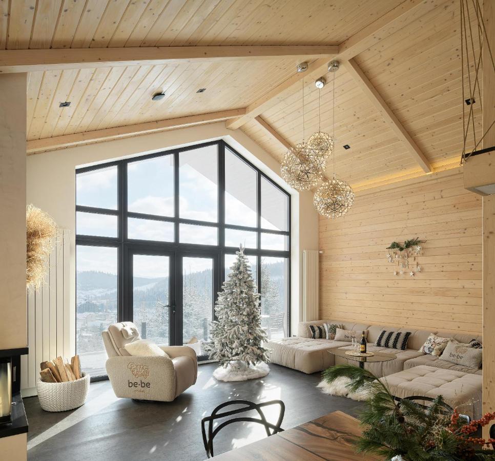 Be Be Chalet - Premium Jacuzi & Private Pool Bukovel Extérieur photo